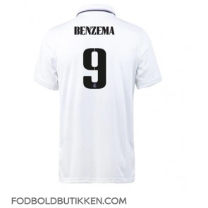 Real Madrid Karim Benzema #9 Hjemmebanetrøje 2022-23 Kortærmet